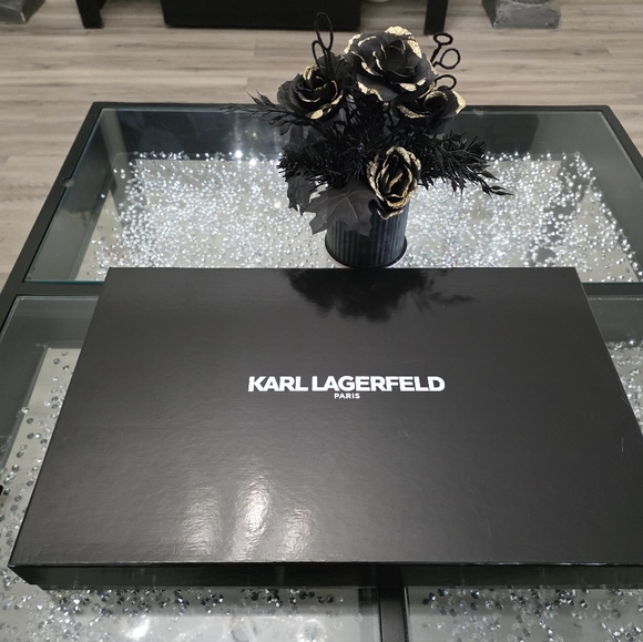 New 3pc Karl Lagerfeld Paris Hat + Gloves+Scarf Box Set Choupette Cat main image 6